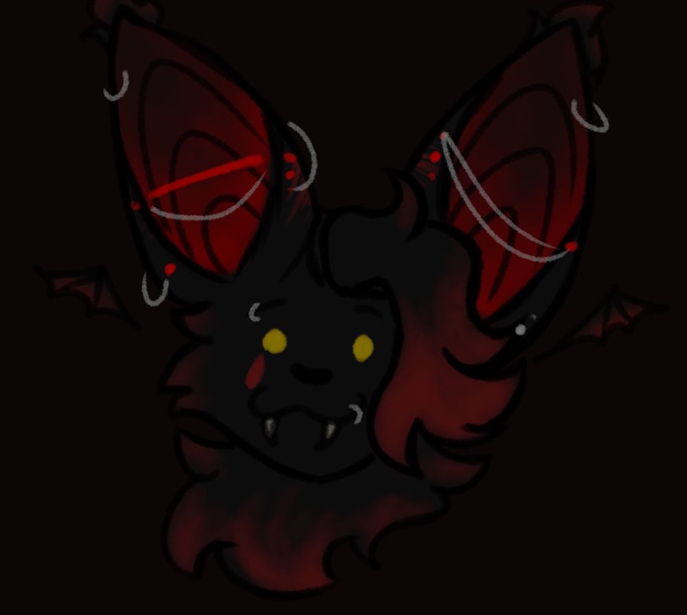 Silly lil’ sketch of my bat