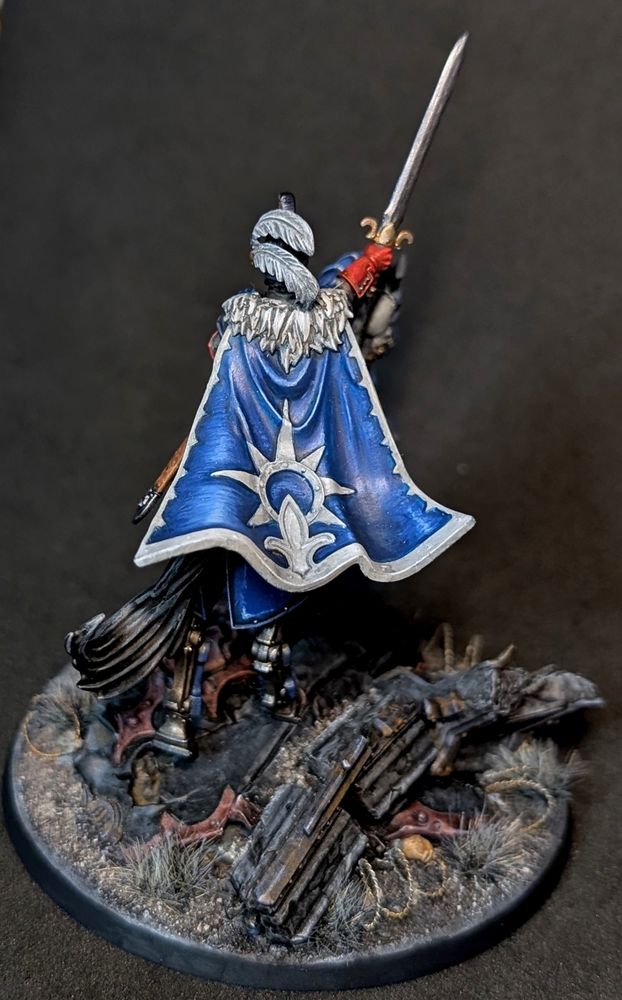 Back view of lord solar conversion showing alternative cloak.