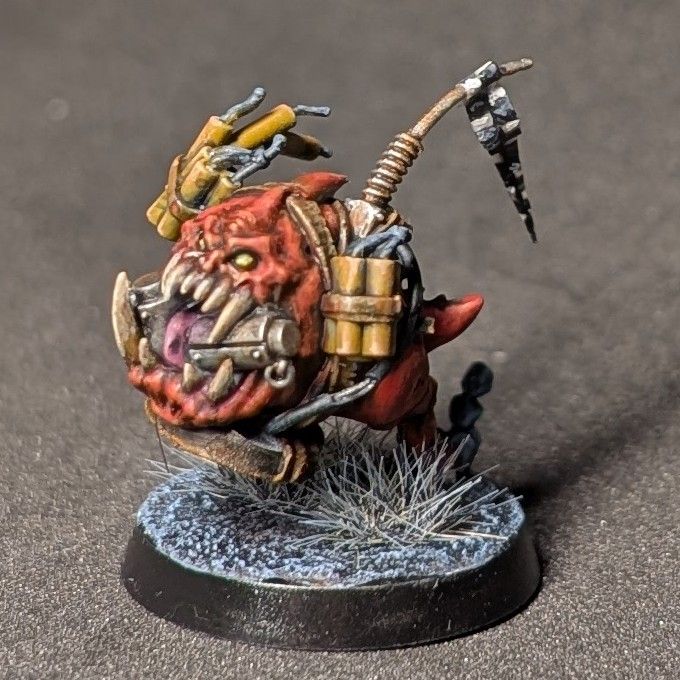 Killteam Squig with attached explosives 