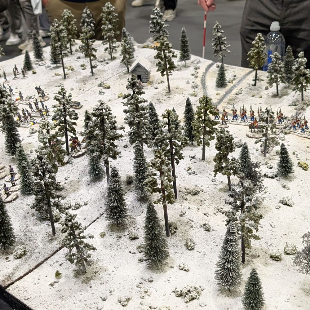 Favourite game board of the day, America Civil war in a snowy forest.