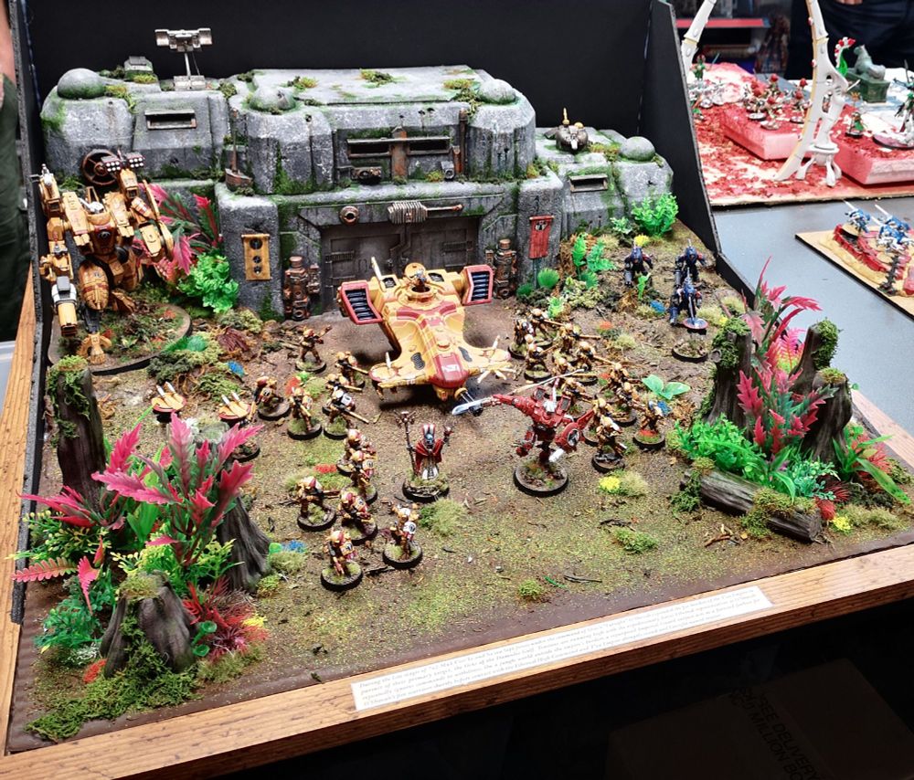 Armies of Parade 2023, Tau (Farsight conclave) using over run imperial base on a jungle world