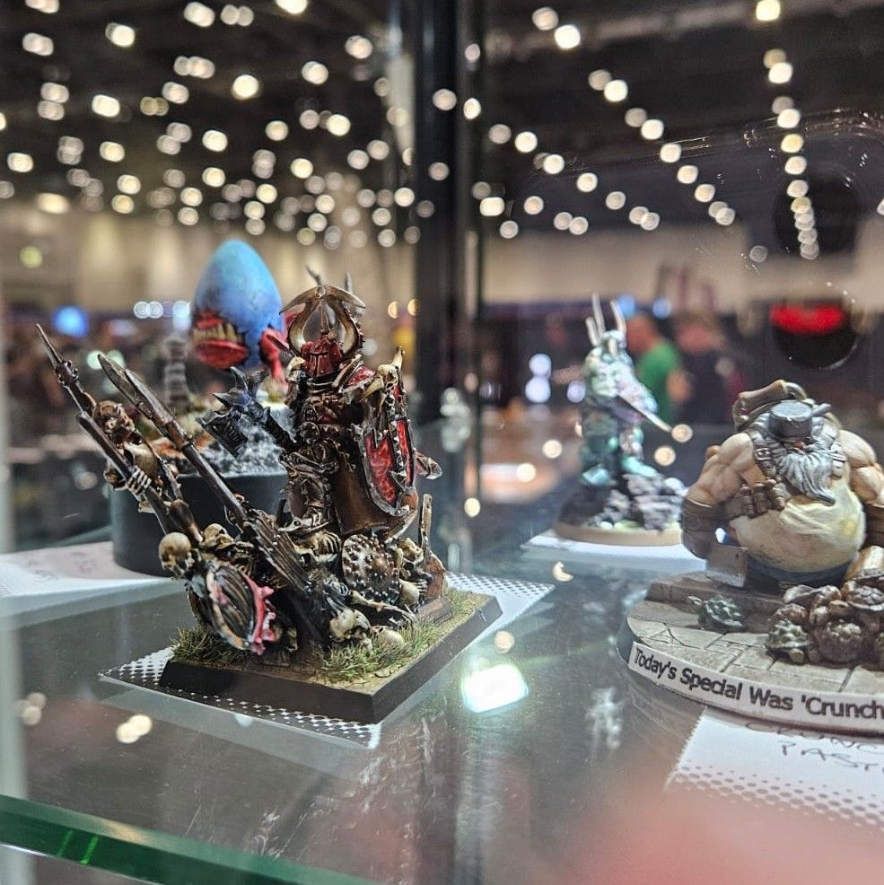My harry the hammer mini on display in the painting comp 