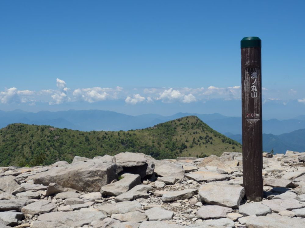 レンゲツツジ満開の湯ノ丸山