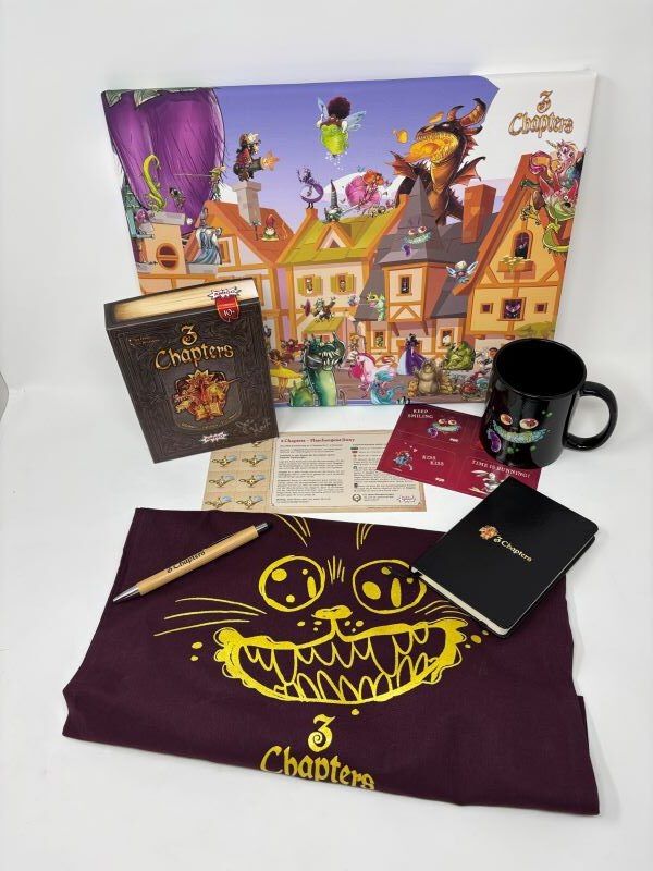 3 Chapters von Amigo mit verschiedenen Goodies.