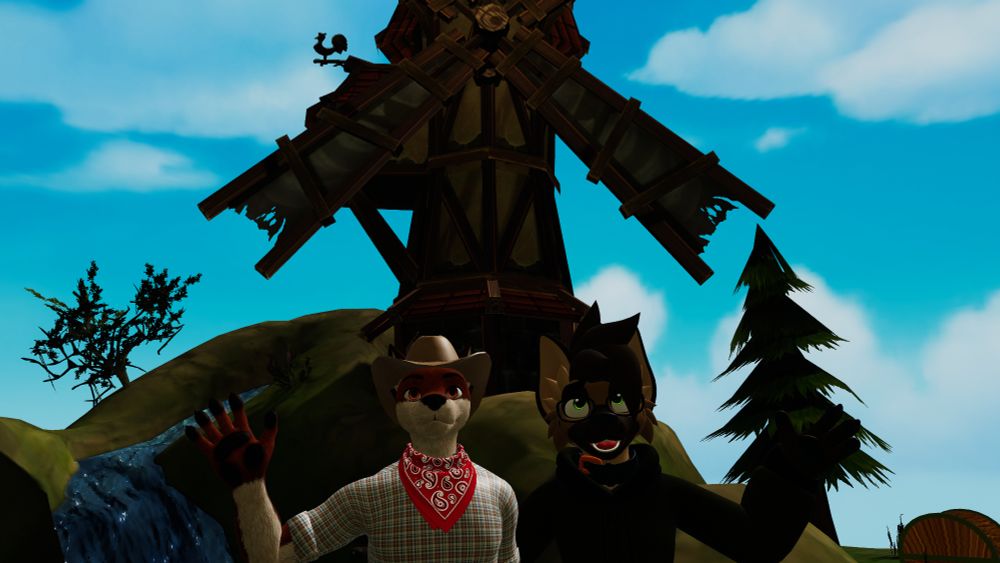 Hanging out with Tsuyoto on a windmill island