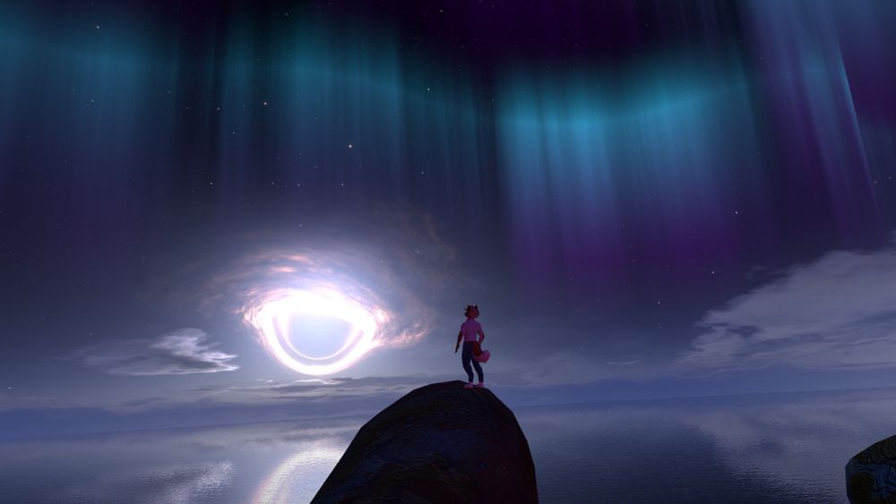 Beautiful world in VRChat that Tsuyoto found, wide view