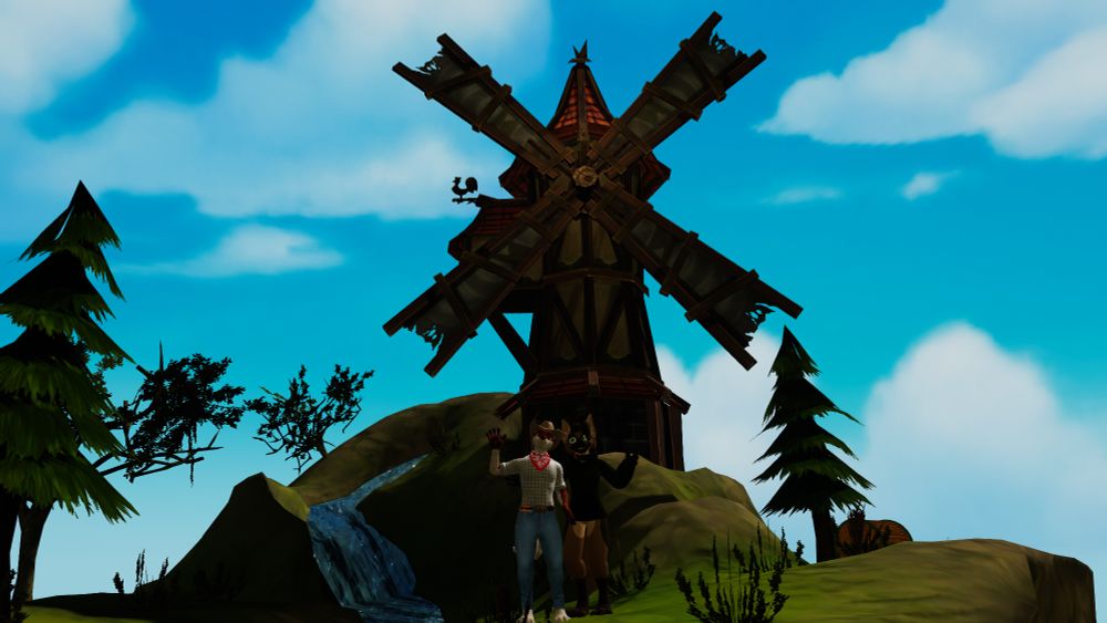 Hanging out with Tsuyoto on a windmill island