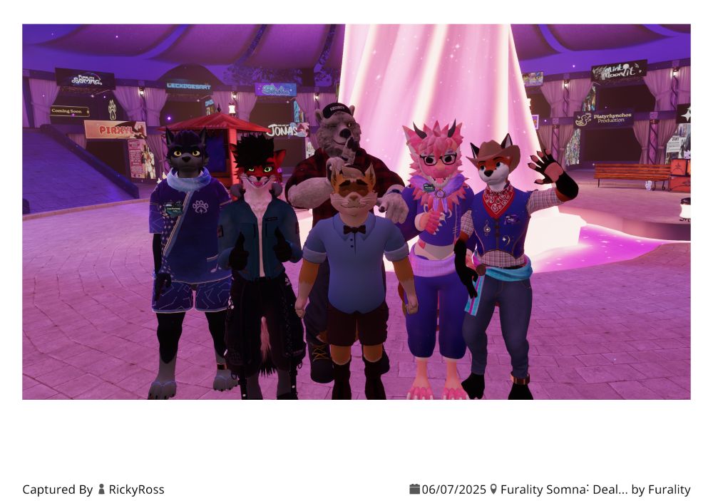 Ursa, Bruce, Otto, RickyRoss, and me hanging out in the Dealer's Den