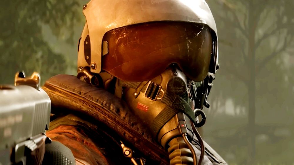 Rust - A person in a pilot suit.