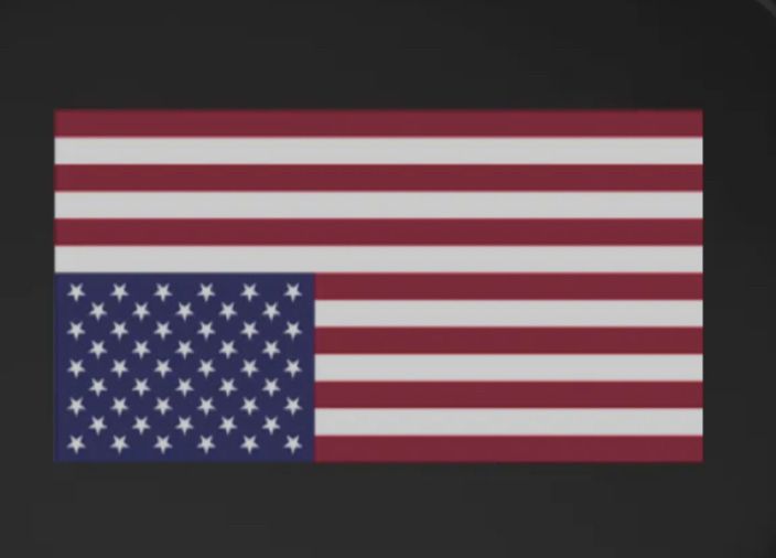 Upside down American flag