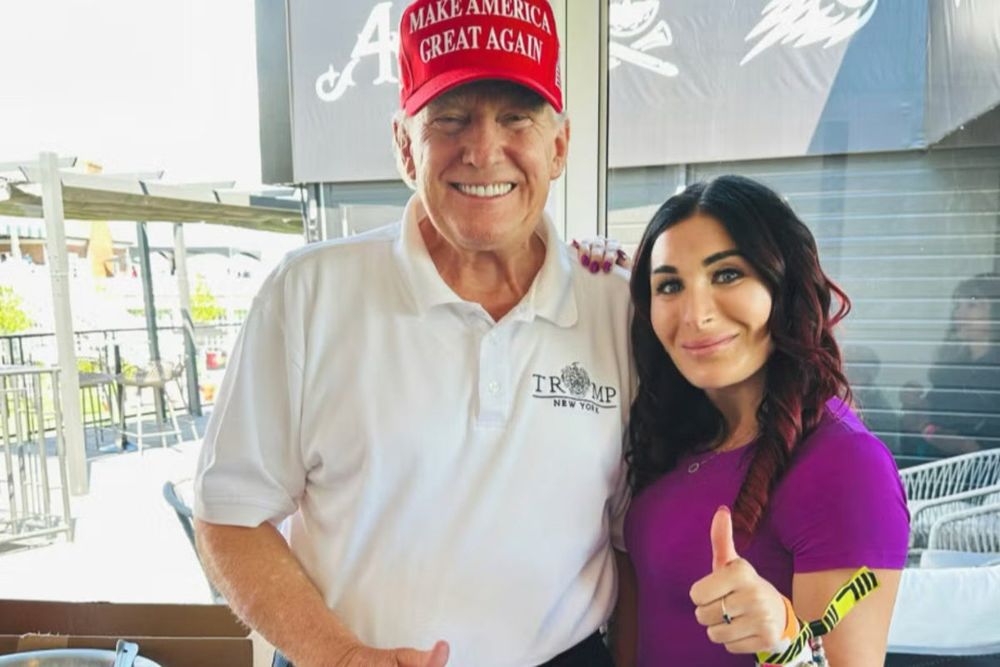 Right-wing conspiracy theorist, 32, says she told president he has a ‘vetting crisis’ in his administration