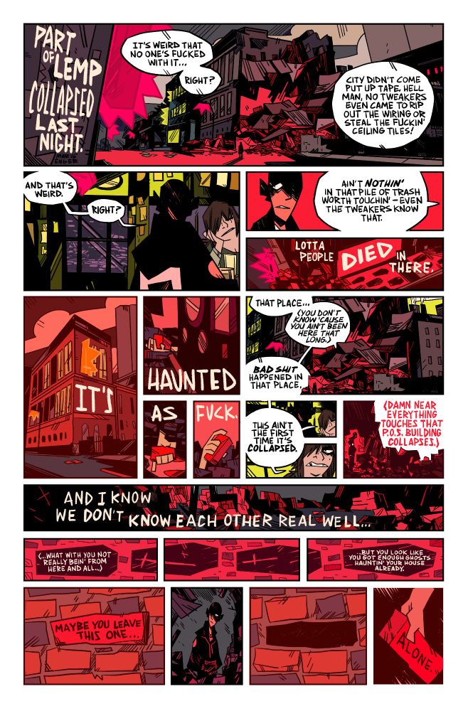 A page from Part of Lemp Collapsed Last Night