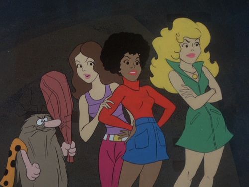 Capitaine Caverne, alias, Captain Caveman and the Teen Angels.
Une production Hanna Barbera qui nous est parvenue en septembre 1979 dans l'émission Les visiteurs du mercredi.
Par la suite, le dessin animé connaîtra de nombreuses rediffusions, notamment sur Cartoon Network et sur Boomerang.