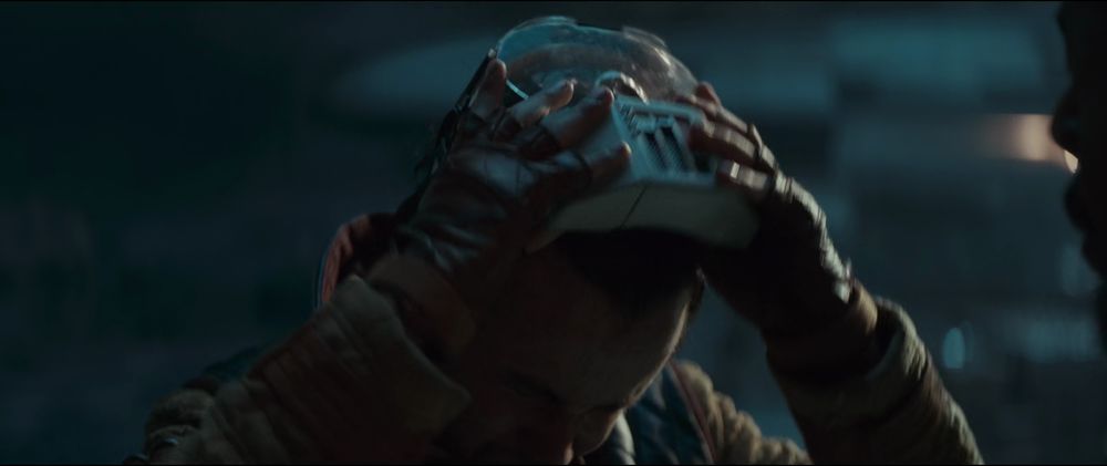 [Andor] wilmon taking off his mask.