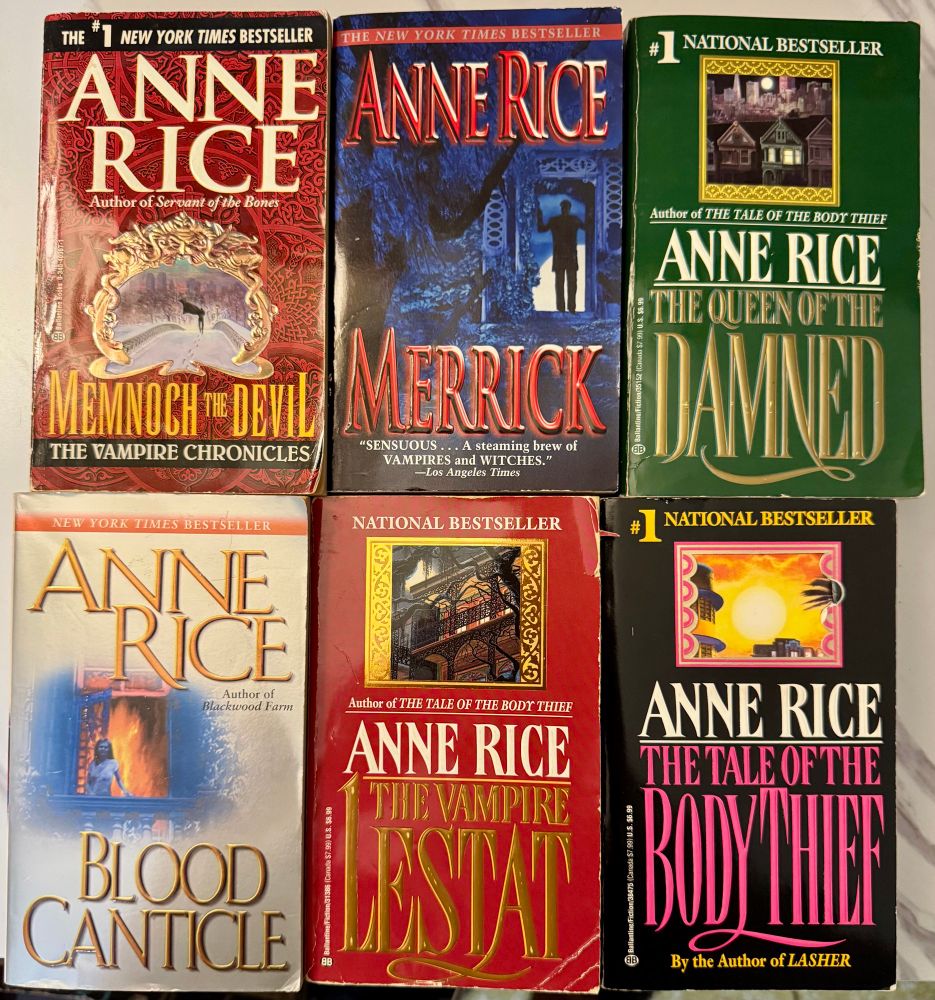 Anne Rice books 