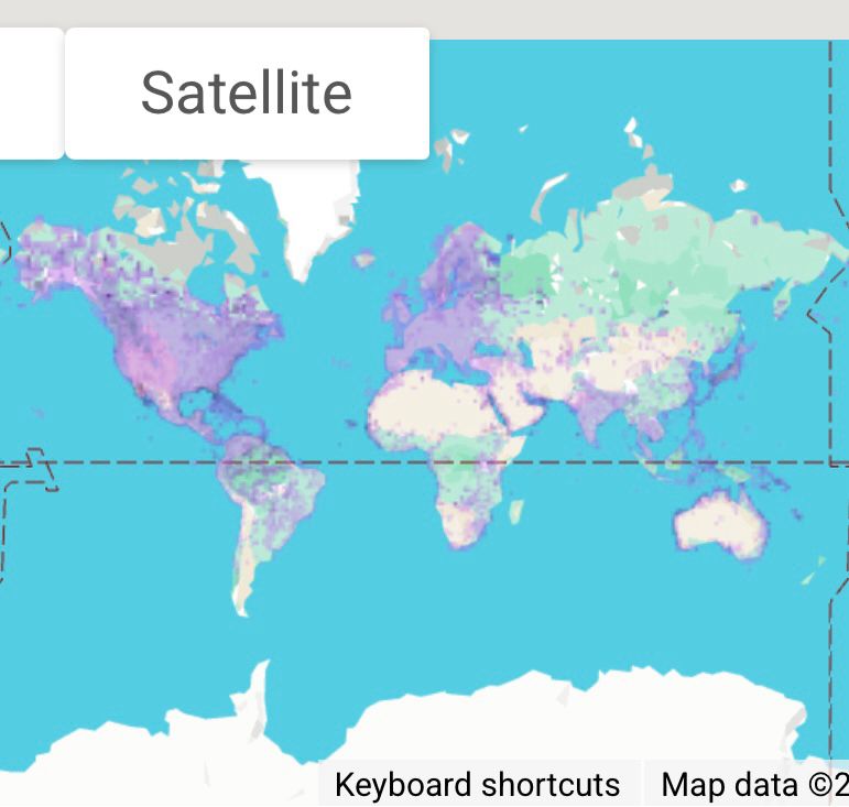 eBird Osprey range map. 