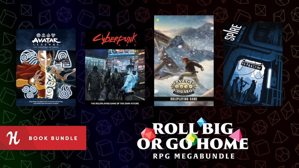 Humble RPG Bundle: Roll Big or Go Home RPG Megabundle (pay what you want and help charity)