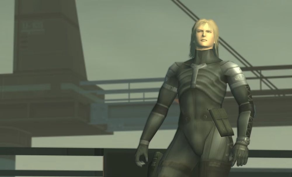 Picture of the character Raiden as he appears in Metal Gear Solid 2.