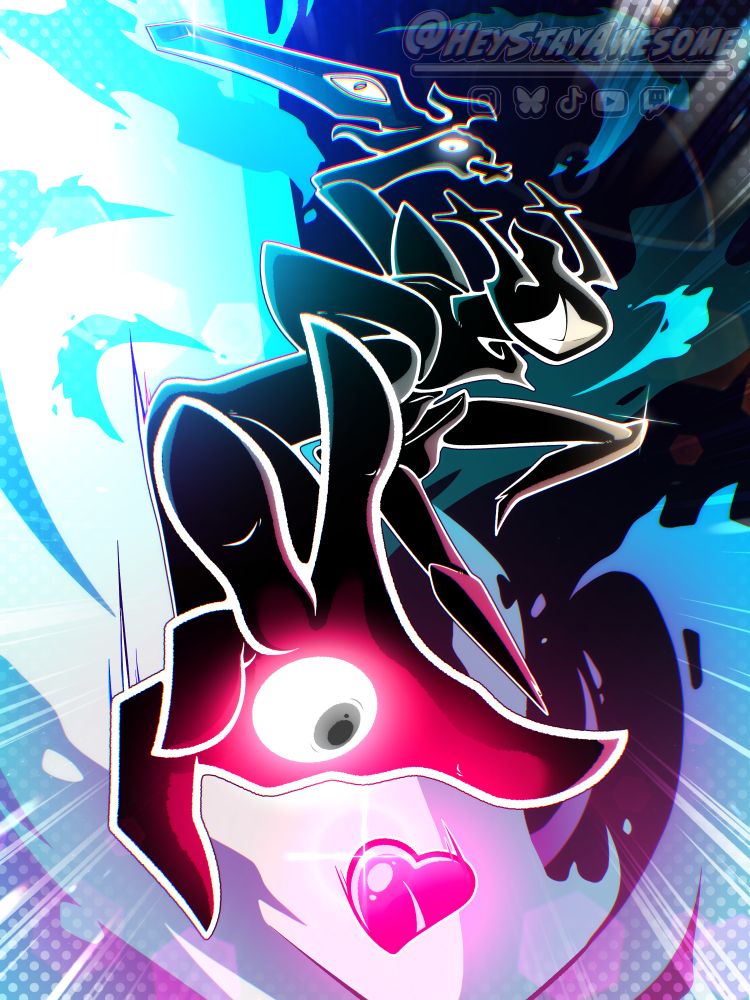 Fanart of "The Roaring Knight" from Deltarune
