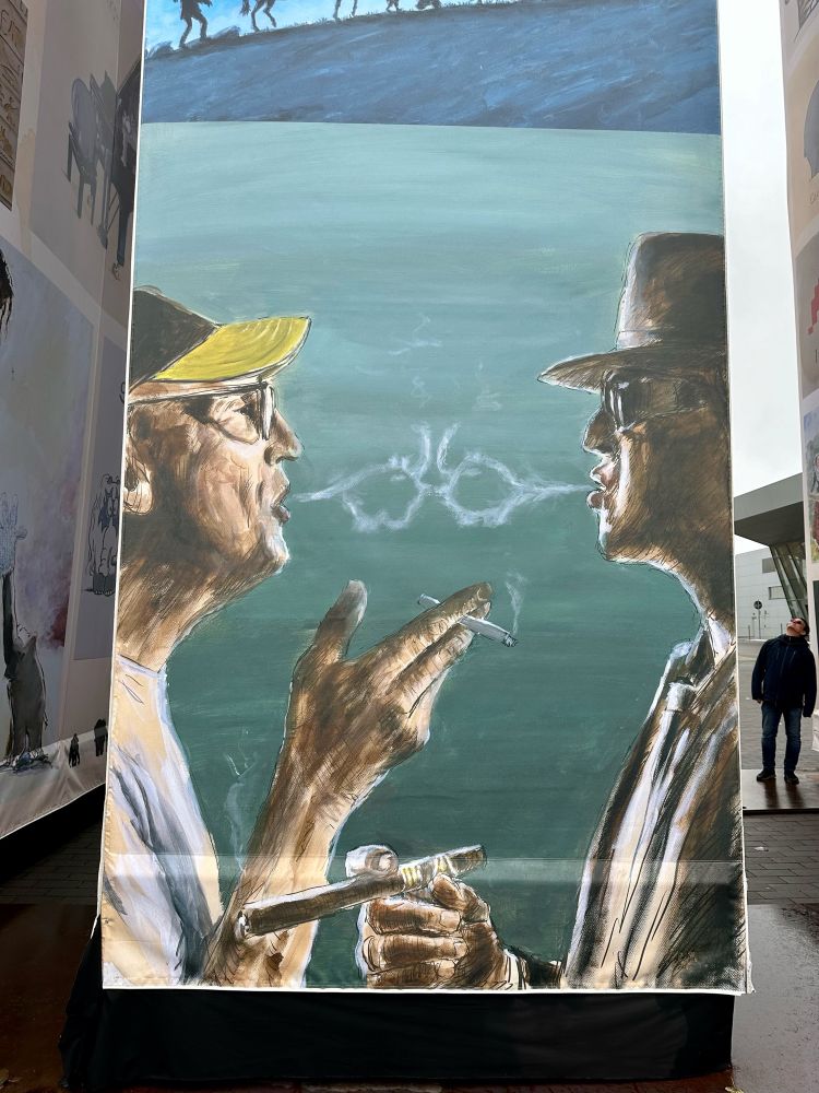 Otto Walles und Udo Lindenberg pusten keine Rauchkringel sondern Ottifanten.