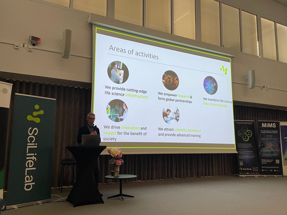 Jan Ellenberg, SciLifeLab Director, opening of the Infection Biology Across Scales workshop in Umeå  on 3-4 February 2025.