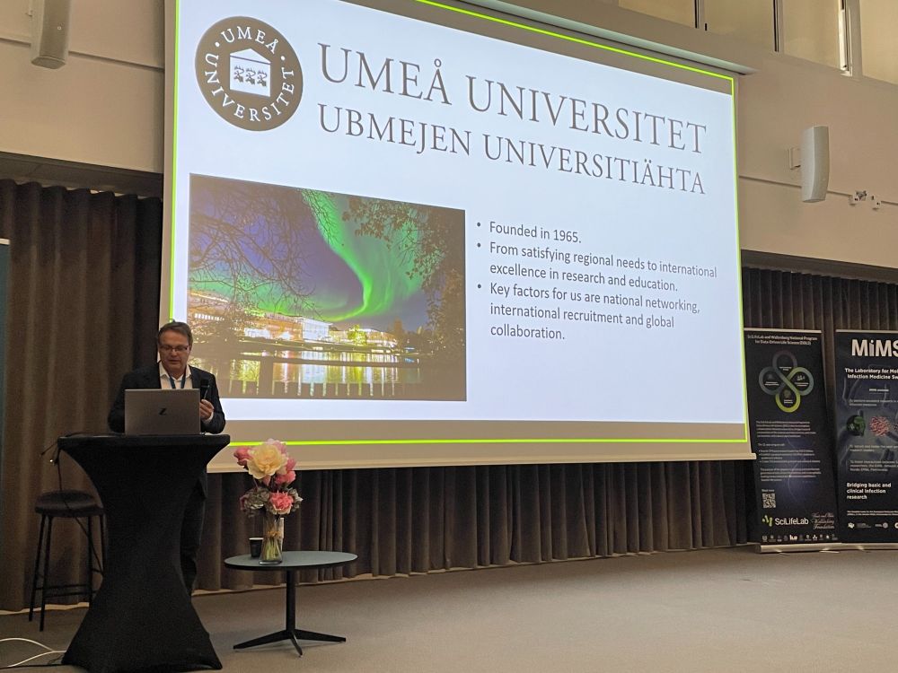 Oliver Billker, MIMS Director, opening of the Infection Biology Across Scales workshop in Umeå  on 3-4 February 2025.