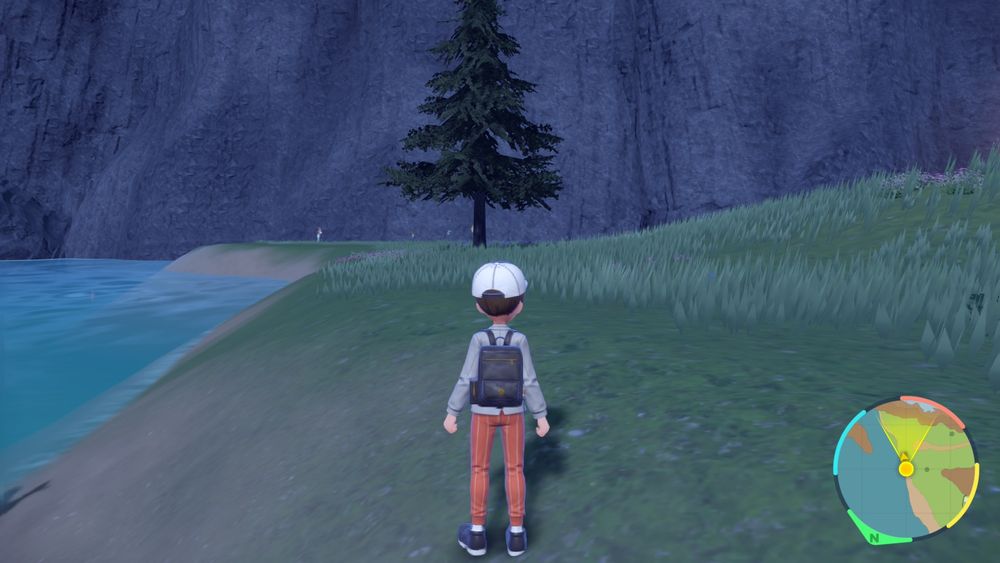 SpielzeslnebPokémon Karmesin an einem Fluss