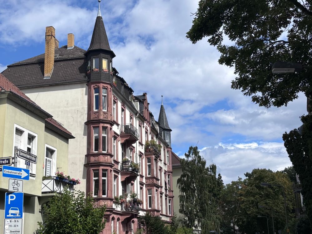 House in the Alte Sachenhausen neighborhood in Frankfurt.