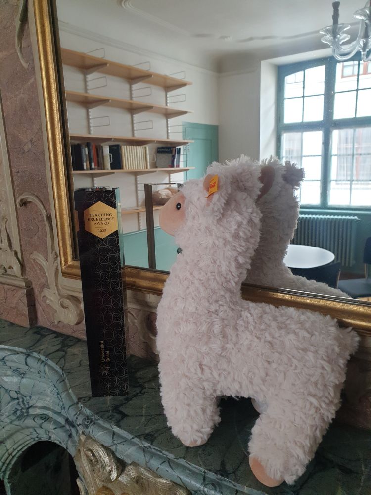 Lehrstuhl-Maskottchen mit Teaching-Award