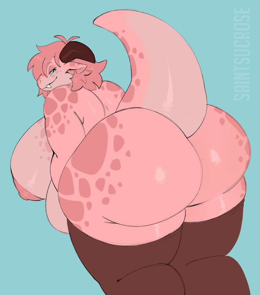 color sketch of a fat kobold