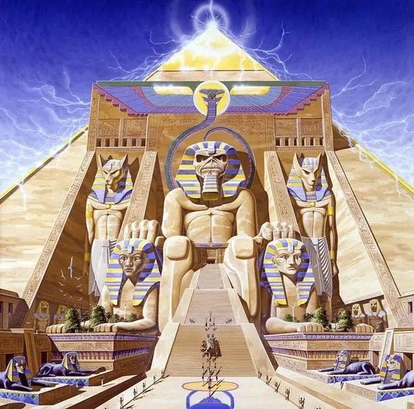 album art from Iron Maiden album "Powerslave"