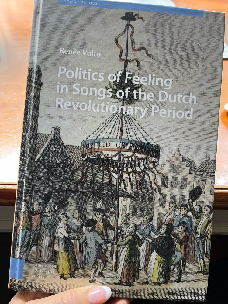 Cover of book ‘Politics of Feeling in Songs of the Dutch Revolutionary Period’ by Renee Vulto