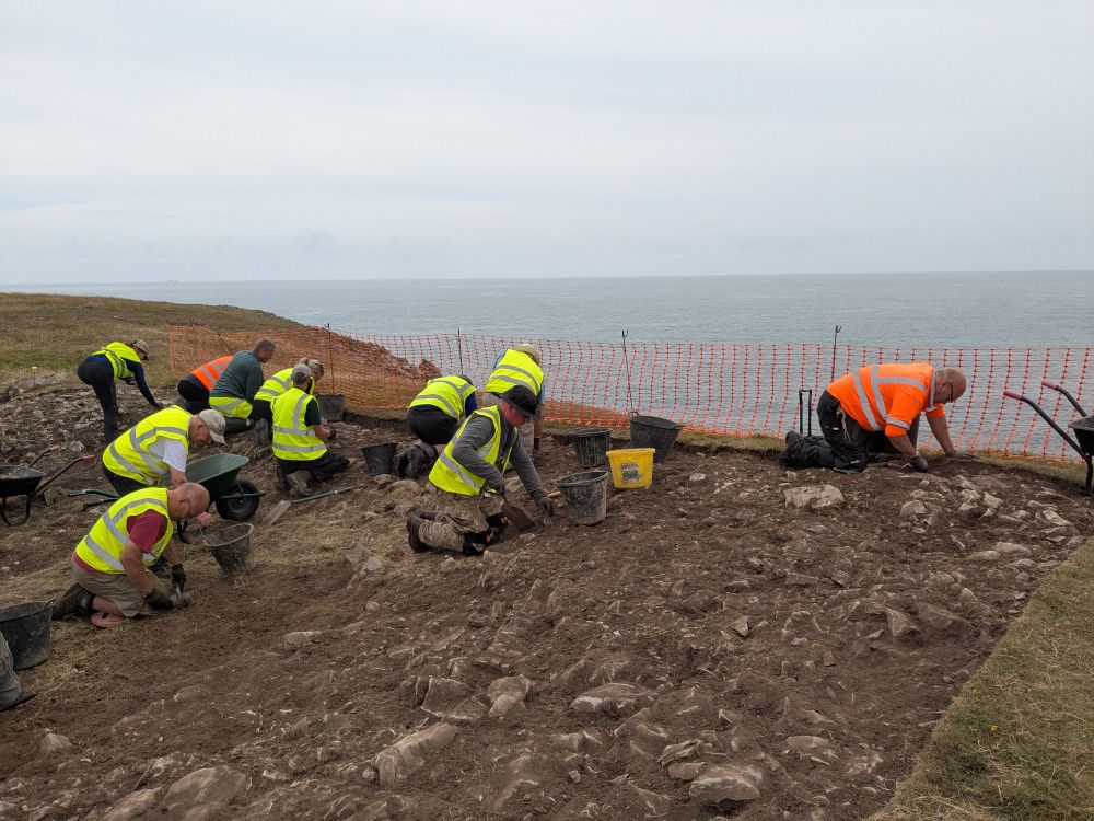 Digging in progress 