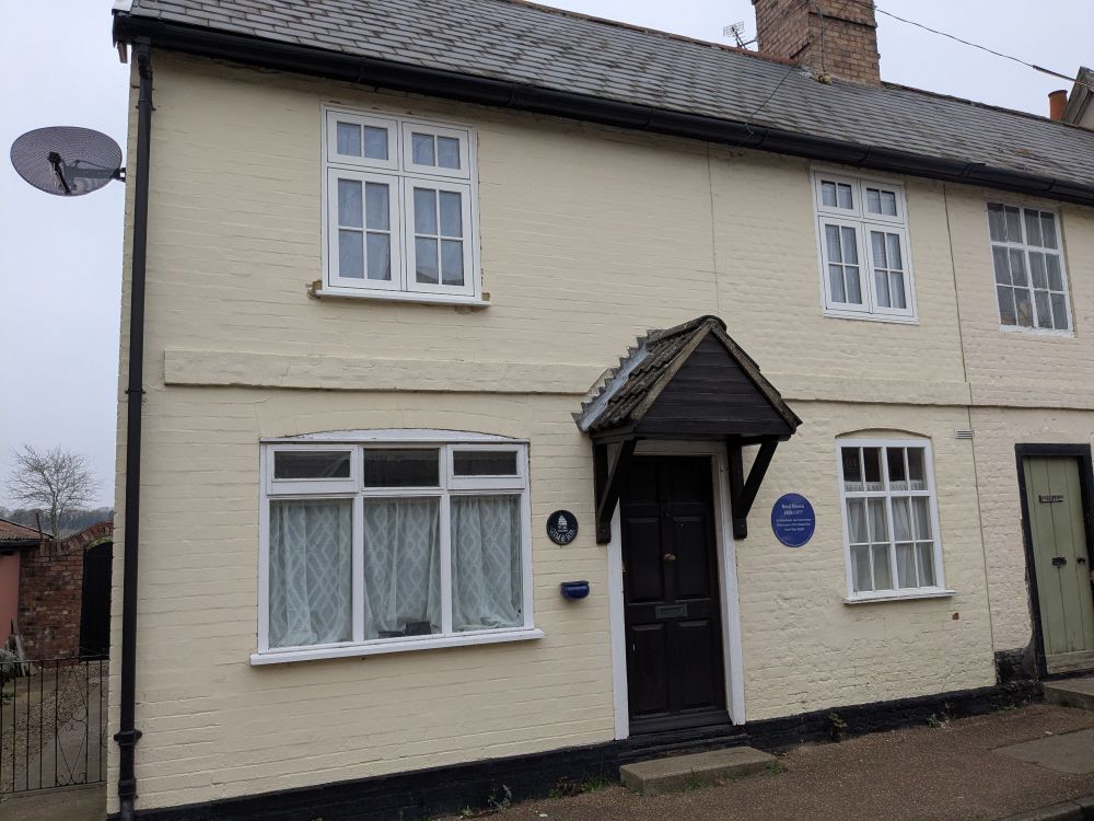 A Suffolk house where he was born 