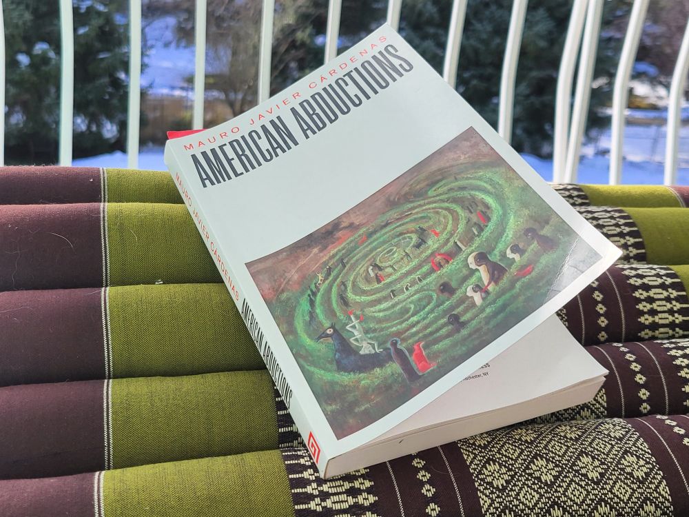 American Abductions - a novel by Mauro Javier Cárdenas. Dalkey Archive Press.