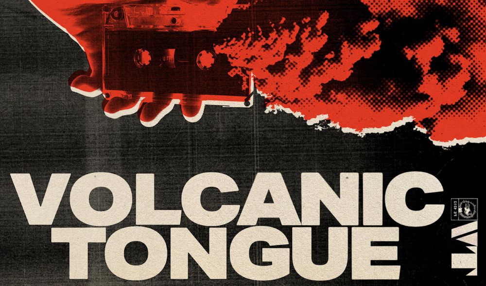 v/a "Volcanic Tongue: A Time-Traveling Evangelist’s Guide to Late 20th Century Underground Music " cover image detail. This mix is a companion to Joe McGasko’s interview with David Keenan (broadcast on Surface Noise, Monday, May 19th, 9am - Noon). The interview and mix celebrate Keenan’s newest book, Volcanic Tongue: A Time-Travelling Evangelist's Guide to Late 20th Century Underground Music.