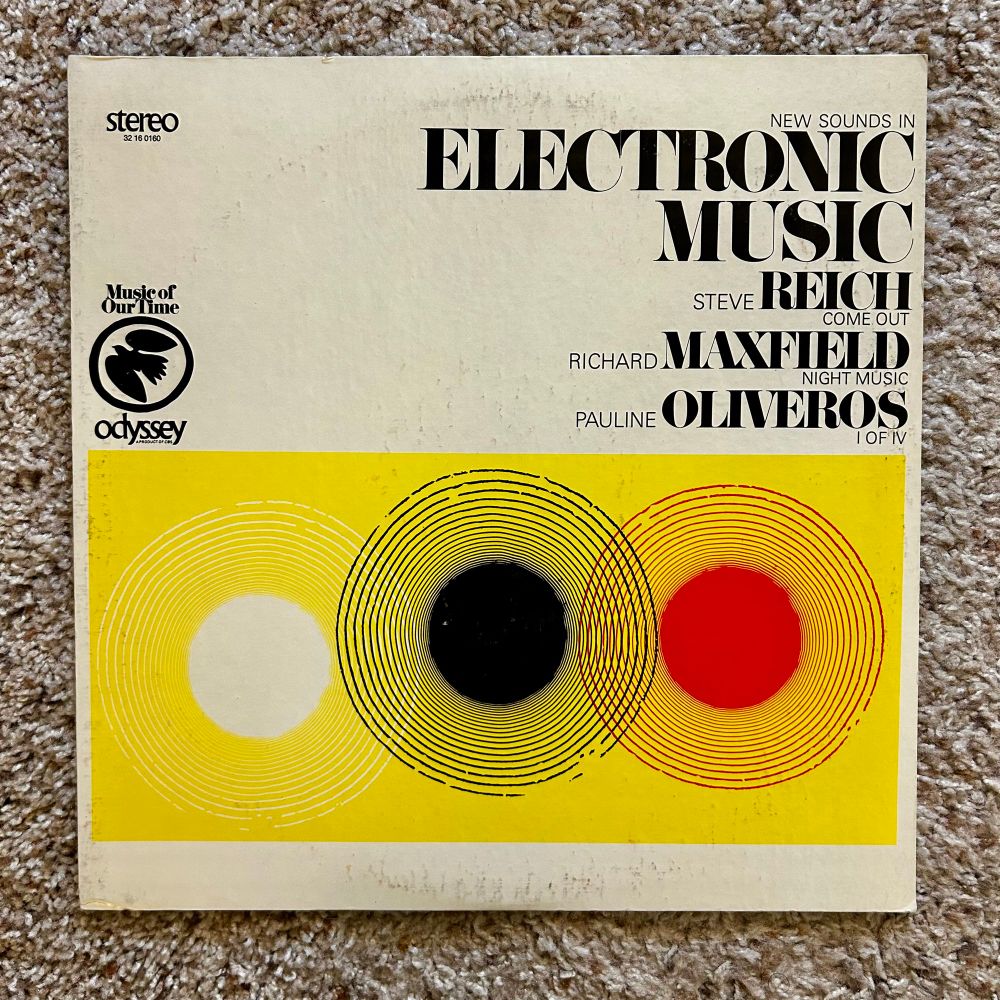 New sounds in electronic music vinyl front