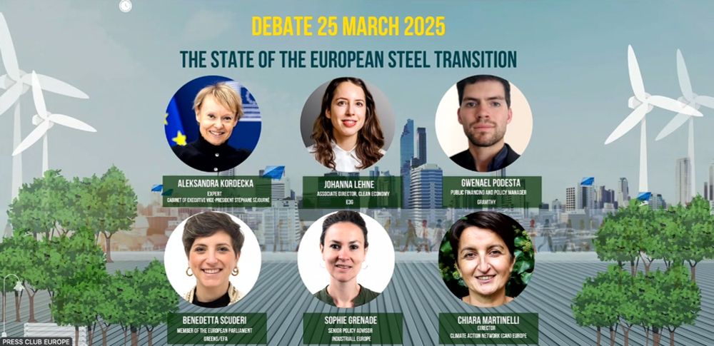 Speakers for the 25 March debate on the state of the european steel transition