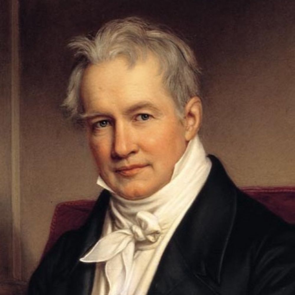 T04E03: Alexander von Humboldt (1769-1859), geógrafo, naturalista y explorador alemán