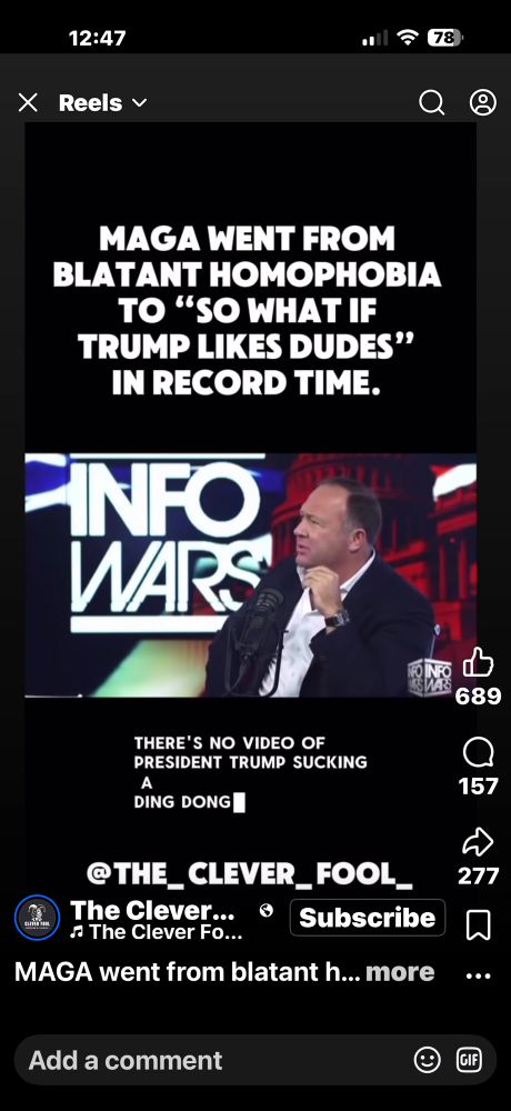 THERE'S NO VIDEO OF PRESIDENT TRUMP SUCKING
A
DING DONG|