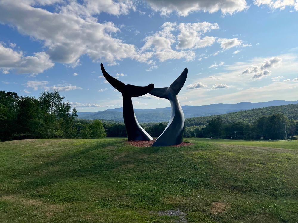 Whale Dance, art installation, Randolph VT