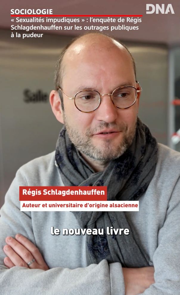 Capture d'écran de l'interview de Régis Schlagdenhauffen