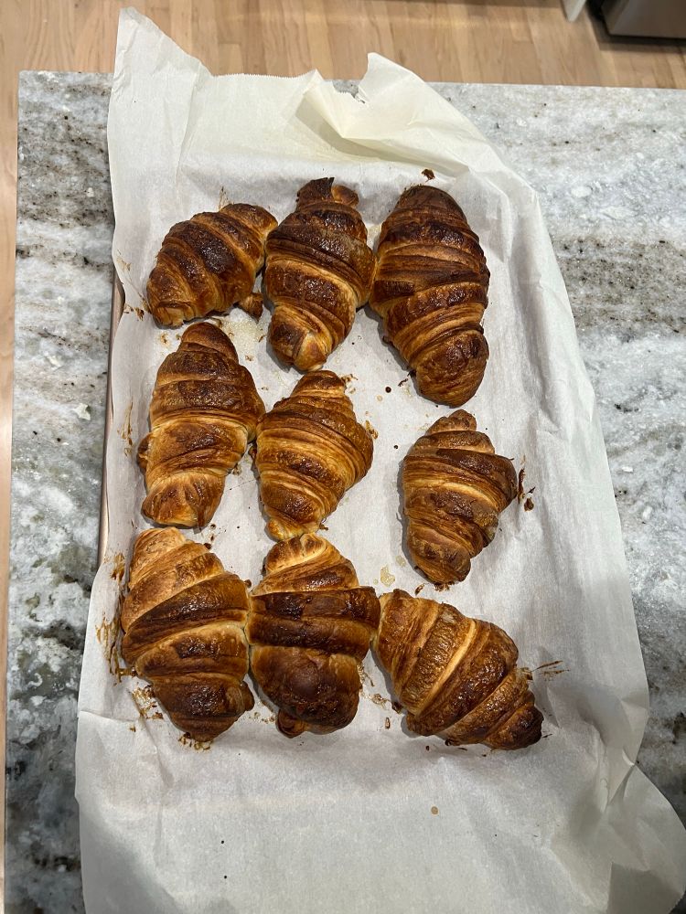 Croissants (post-bake)