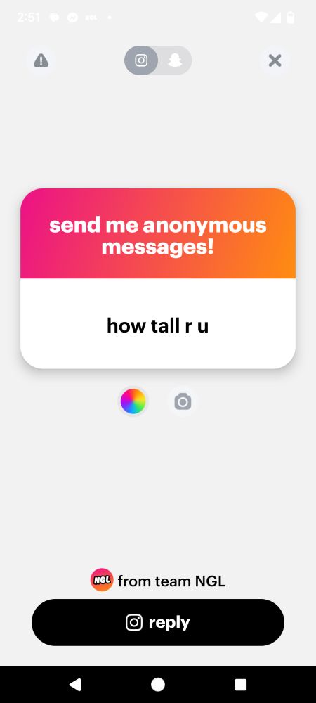 An app message that reads "how tall r u"