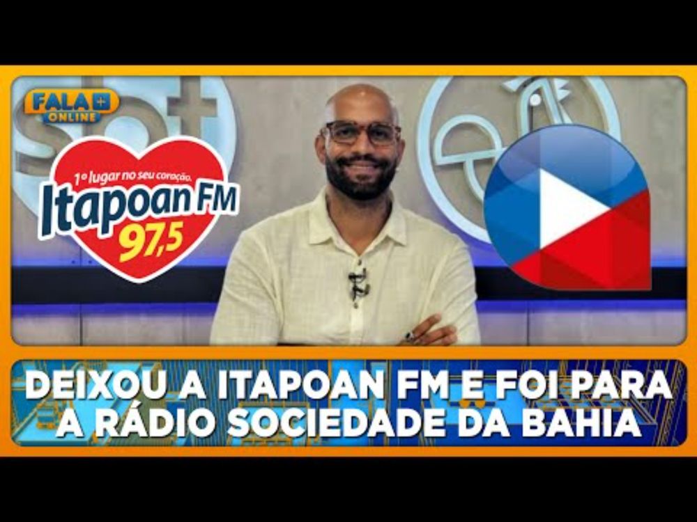 Caio Leony deixa Itapoan FM e vai para a Rádio Sociedade da Bahia