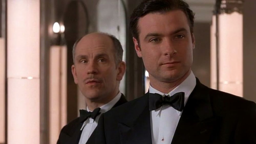 John Malkovitch as Herman Mankeiwicz and Liev Schreiber as Orson Welles