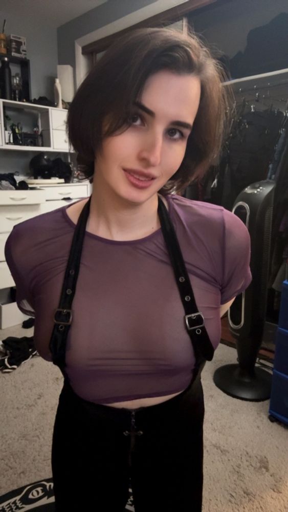 Trans girl with big booba.