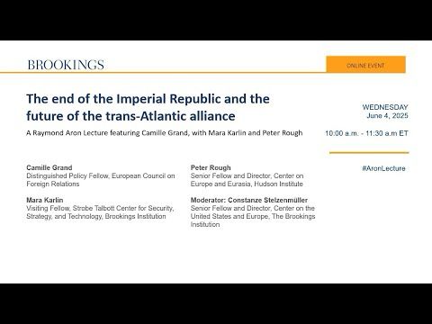 The end of the Imperial Republic and the future of the trans-Atlantic alliance
