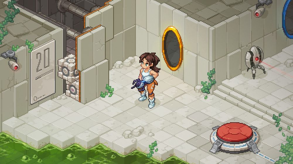 Pixel Art mockup of Portal