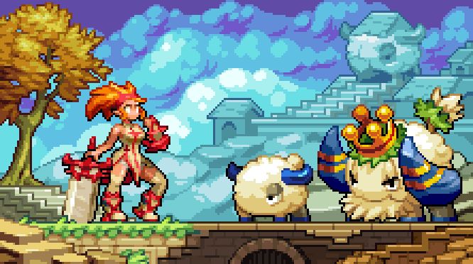 Pixel Art Mockup of Dofus